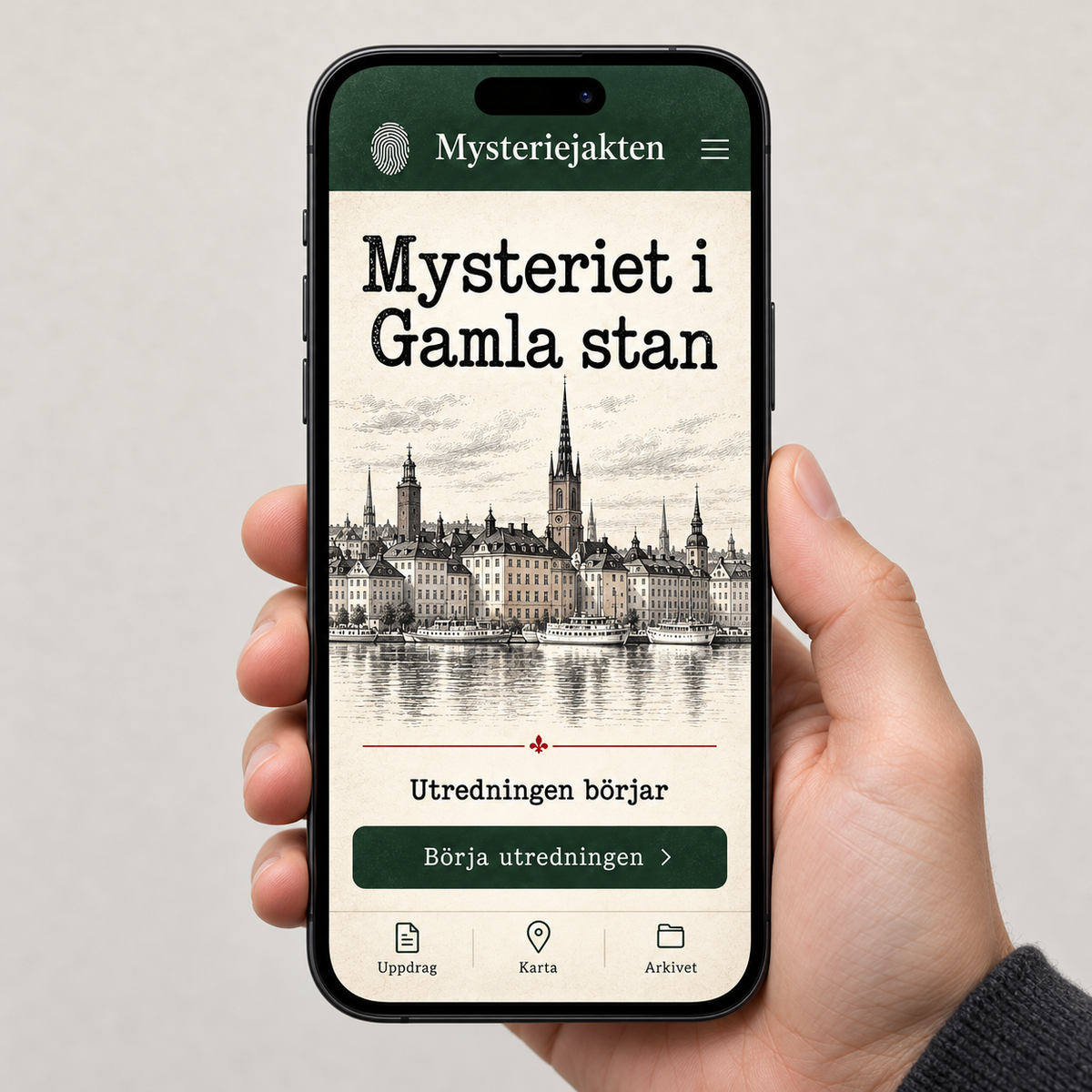 Mysteriet i Gamla Stan - Digital i mobilen