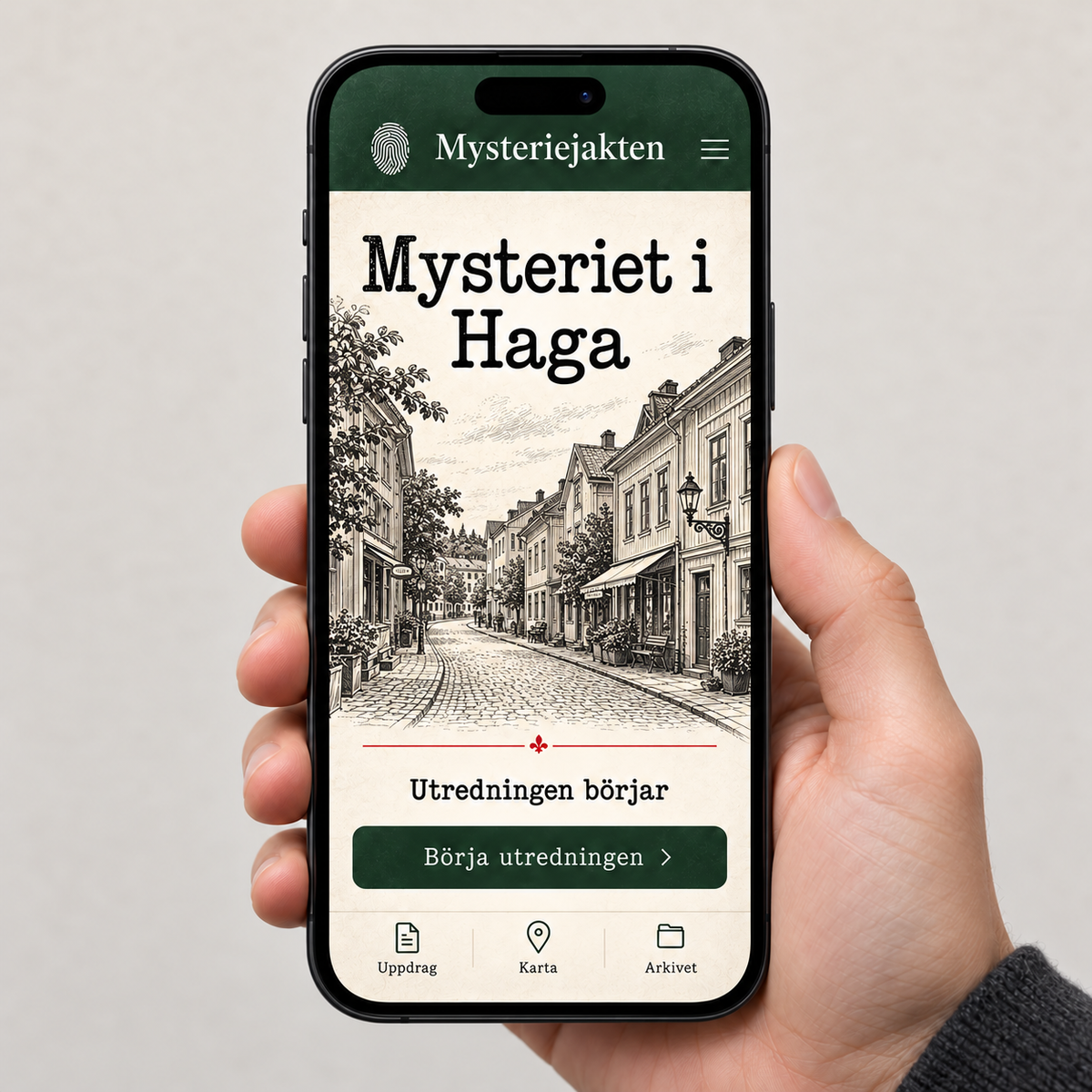 Mysteriet i Haga (Göteborg) - Digital i mobilen